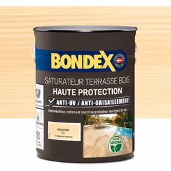 Saturateur - Produit pour Terrasses de finition huileux pour l’entretien, la protection et la décoration de la surface des bo ...