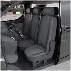 Ces Housses de sièges sont réalisées sur mesure pour votre RENAULT Master et OPEL Movano (Dès 05/2010) 3 sièges. Elles s'adap ...