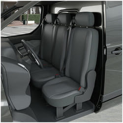 DBS - Housse siège Auto / Utilitaire - Sur Mesure pour peugeot Partner Tepee / citroen Berlingo 2 (De 04/2008 à 08/2018) 3 sièges