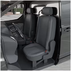 Ces Housses de sièges sont réalisées sur mesure pour votre RENAULT Master (De 11/1997 à 04/2010) 2 sièges + accoudoir. Elles  ...