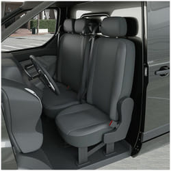 DBS - Housse siège Auto / Utilitaire - Sur Mesure pour renault Master (De 11/1997 à 04/2010) - 1 siège + 1 banquette + accoudoir