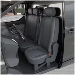 Ces Housses de sièges sont réalisées sur mesure pour votre PEUGEOT Expert/ CITROEN Jumpy / FIAT Pro Ace (Dès 09/2016) 1 siège ...