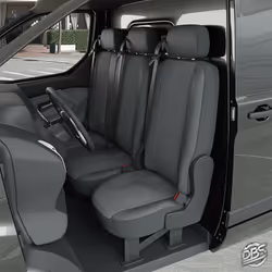 Fabriqué sur-mesure pour PEUGEOT Partner / CITROEN Berlingo / OPEL Combo (Dès 09/2018) 3 sièges, NE CONVIENT PAS aux véhicule ...