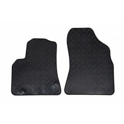 Tapis de voiture utilitaire - Sur Mesure pour CITROEN Berlingo 2 / PEUGEOT Partner Tepee (De 04/2008 à 08/2018) - 2 pièces - Tapis de sol
