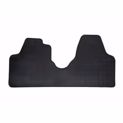1 pièce : 1 tapis pour l'avant Caoutchouc noir Contour : Ganse en textile noire Système breveté AUTOGRIP Antidérapant sous le ...