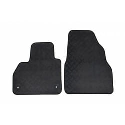Tapis de voiture utilitaire - Sur Mesure pour RENAULT Kangoo 2 (Dès 01/2008) - 2 pièces - Tapis de sol antidérapant pour utilitaire - Souple - 100%