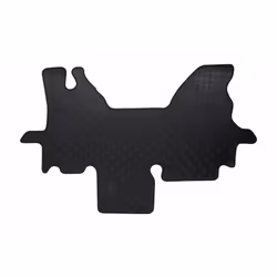 1 pièce : 1 tapis pour l'avant Caoutchouc noir Contour : Ganse en textile noire Système breveté AUTOGRIP Antidérapant sous le ...