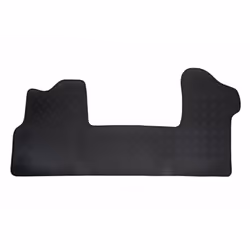 1 pièce : 1 tapis pour l'avant Caoutchouc noir Contour : Ganse en textile noire Système breveté AUTOGRIP Antidérapant sous le ...