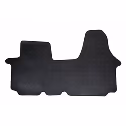 1 pièce : 1 tapis pour l'avant Caoutchouc noir Contour : Ganse en textile noire Système breveté AUTOGRIP Antidérapant sous le ...