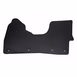 1 pièce : 1 tapis pour l'avant Caoutchouc noir Contour : Ganse en textile noire Système breveté AUTOGRIP Antidérapant sous le ...