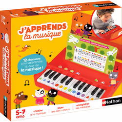 Nathan J’Apprends La Musique 2.0, Instrument de musique jouet, Piano, 5 an(s), Rouge