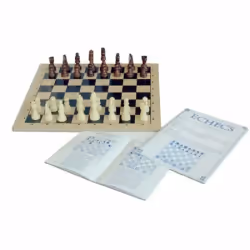Dujardin Série Noire Serie Noire Echecs Plateau, Planche d'une seule pièce, Noir, Bois