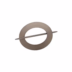 Embrasse Ovale NN Brosse Verni - Ateliers28 Cette embrasse ovale est un accessoire élégant et pratique pour vos vêtements. El ...