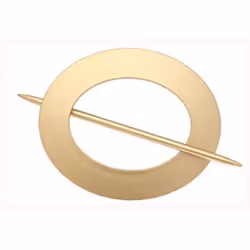 Embrasse Ovale NN Doré Mat - Ateliers28 Cette embrasse ovale en plastique doré mat est parfaite pour ajouter une touche de st ...