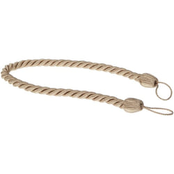 Embrasse Rideaux Soie Torsadée Beige - Ateliers28