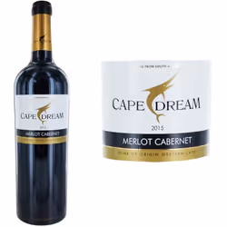 Cape Dream 2015 Merlot Cabernet - Vin rouge dAfrique du Sud