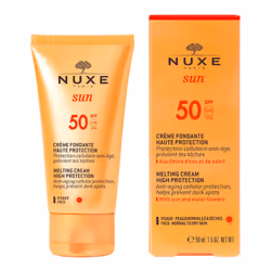 NUXE Sun Melting Face Cream SPF 50 Crème d’écran solaire Visage Adultes