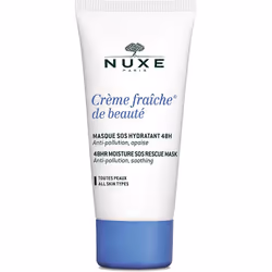Offrez à votre visage une infusion de fraîcheur et de bien-être. Le masque hydratant Nuxe Crème Fraîche de Beauté est constit ...