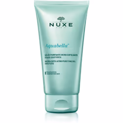 Avec ses micro-billes bleues, le gel nettoyant micro-exfoliant Nuxe Aquabella nettoie parfaitement la peau sans la dessécher, ...