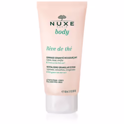 Le gommage corporel revitalisant Nuxe Rêve de Thé adoucit votre peau et vous propose bien plus encore. Ses grains de bambou d ...