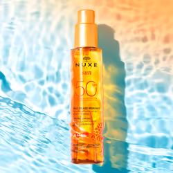 Nuxe Sun huile bronzante visage et corps SPF50 150 ml