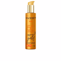 Nuxe Sun huile bronzante dorée visage et corps SPF50 150 ml