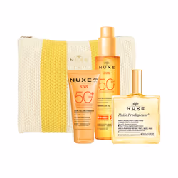 Nuxe Sun Huile Bronzante Visage Et Corps Spf 50 Coffret 4 pièces