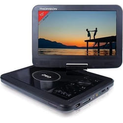 Thomson THP370B Lecteur DVD/Blu-Ray portable Lecteur DVD portable Dessus de table 10" Noir