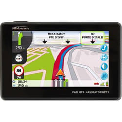 Takara GP73 navigateur Portable/Fixe 10,9 cm (4.3") Écran tactile Noir