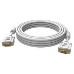 Vision 2x VGA 15-pin D-Sub, 3m câble VGA VGA (D-Sub) Blanc