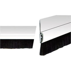 Bas de porte - MISTRAL - 3x0.85 m - Argent - Isolation efficace - Fixation par vis