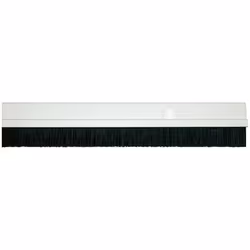 Bas de porte - MISTRAL - 93 cm - Plastique blanc brossé - Fixation par vis - Réglable