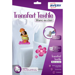 Avery C9405-8 Sérigraphie textile Jet d'encre