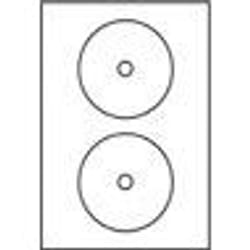 Avery White Full Face CD/DVD Label - Inkjet - J8676 Blanc