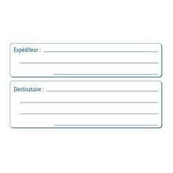 Avery ROEX étiquette auto-collante Rectangle Permanent Blanc