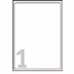 Avery White Address Label - Inkjet - J8167, Blanc, 199.6 x 289.1 mm, 40 feuilles