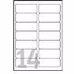 Avery White Address Label - Inkjet - J8163, Blanc, 99.1 x 38.1mm, 40 feuilles