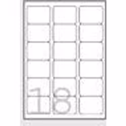 Avery White Address Label - Inkjet - J8161, Blanc, 63.5 x 46.56mm, 40 feuilles