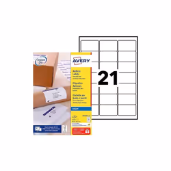 Inutile d'attendre, le séchage est instantané. Pas de bavure. Etiquettes blanches auto-adhésives. Sur feuilles format A4 (21 ...