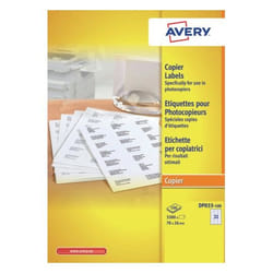Avery DP033-100 étiquette à imprimer Blanc Imprimante d'étiquette adhésive