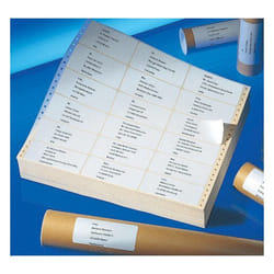 Avery T3913-500 étiquette auto-collante Rectangle Permanent Blanc 3000 pièce(s)