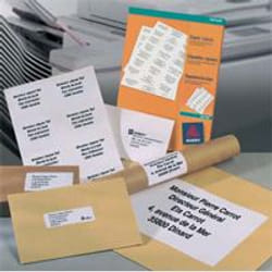 Avery Laser Labels, White 105 x 148,5mm DP004 400ST étiquette auto-collante 400 pièce(s)