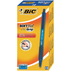 BIC 8373982 stylo à bille Bleu Stylo à bille rétractable avec clip 12 pièce(s)