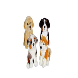 Animal en peluche Gipsy Chiens réalistes assis 25 cm Modèle aléatoire