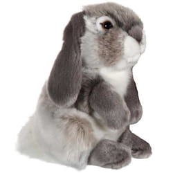 Peluche Gipsy Lapin 18 cm Gris