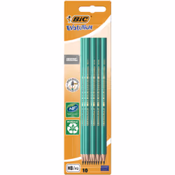 BIC Evolution Original, Crayon à la mine de graphite, Vert, Bois, Hexagonal, Gris, 0,35 mm