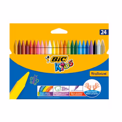 BIC Kids, 24 pièce(s), Multicolore, Multicolore, Plastique, Boîte avec crochet