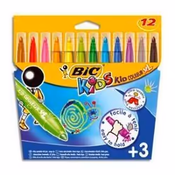 BIC Feutres de coloriage BIC kids kid couleur xl x12