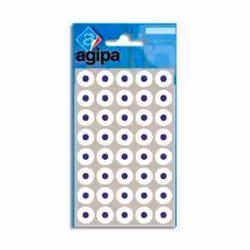 Etiquettes pour la dactylographie AGIPA - Oeillets scolaires - Blanc