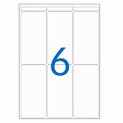 APLI 114028, Blanc, Laser/a jet d'encre, Permanent, Mat, Rectangle, Forest Stewardship Council (FSC)